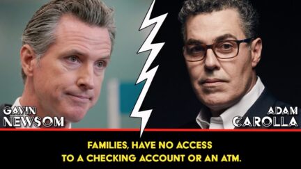 Gavin Newsom, Adam Carolla Square Off