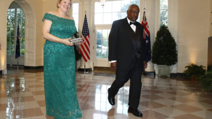 Ginni Thomas and Clarence Thomas at 2019 State Dinner