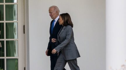 Biden and VP Kamala Harris Sound Alarm After Abortion Pill Ruling: 'Elect A Congress Who Will Pass' Roe v Wade Protections Vice President Kamala Harris, right, and President Joe Biden walk on the Colonnade to the Oval Office at the White House, Friday, Feb. 10, 2023, in Washington.