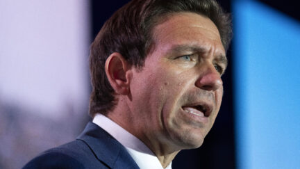 Ron DeSantis looking perturbed