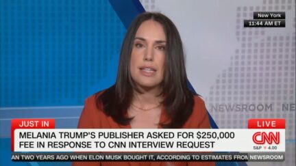 Hadas Gold reporting on CNN