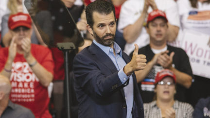 Donald Trump Jr. at rally