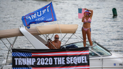 trump boat parade