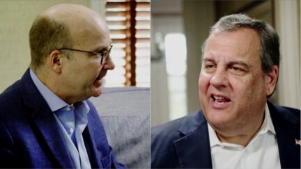 Mike Allen Chris Christie split image