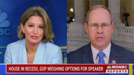 MSNBC Anchor Keeps Cuts Off GOP Guest To Roast Republican 'Failure' To Elect Speaker