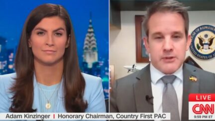 Kaitlan Collins and Adam Kinzinger