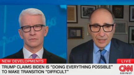 Anderson Cooper and David Axelrod