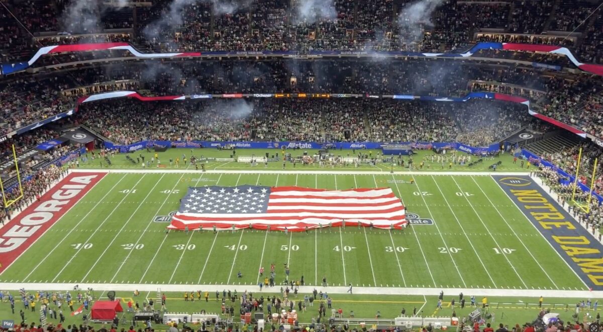 Sugar Bowl national anthem