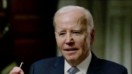 WATCH Biden Takes Shot at Fox News Over Blockbuster Defamation Filing — While Defending Poll Numbers