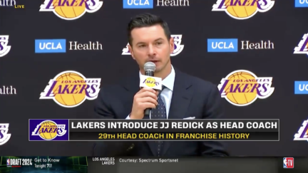 JJ Redick at Lakers introductory press conference