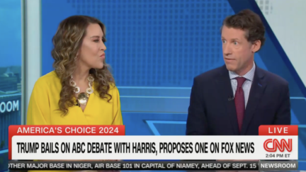 CNN Guest Defends Trump from Narrative He 'Agreed' to ABC Debate with Harris: 'Joe Biden Should Come and Debate'