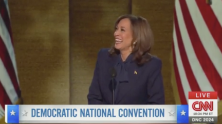 Kamala Harris Enters Stage to WILD Applause Before Delivering Acceptance Speech