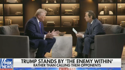 Trump Doubles Down on 'Enemy Within' Comments Even After Fox Host Presses Him On 'Ominous Phrase'