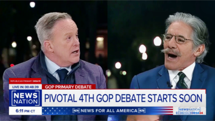 'That's An Evasion!' Debate Pregame Erupts As Geraldo Pounds Spicer Over Trump Stolen Election Claim