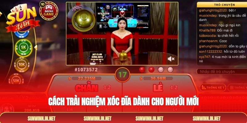 Cách trải nghiệm xóc đĩa dành cho người mới